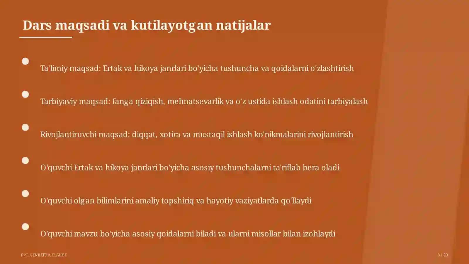 Ertak va hikoya janrlari (4-sinf) 3