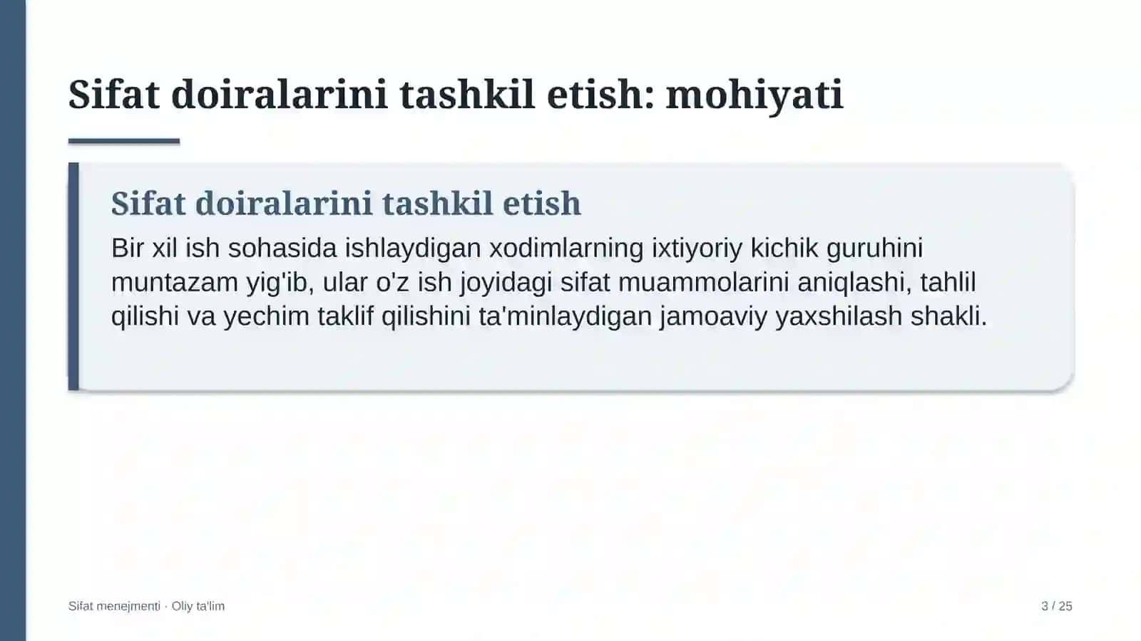Hakamlik sudlarida sifat doiralarini tashkil etish 3