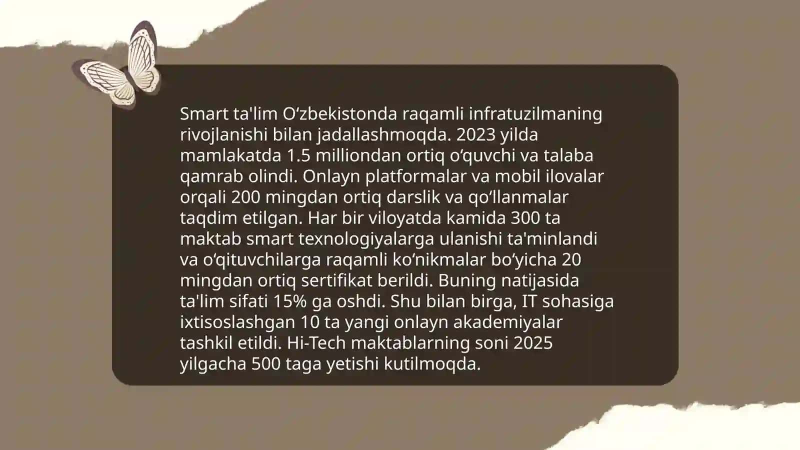 Smart ta'lim. Smart uylar. Smart darslik. Wikipedia 3