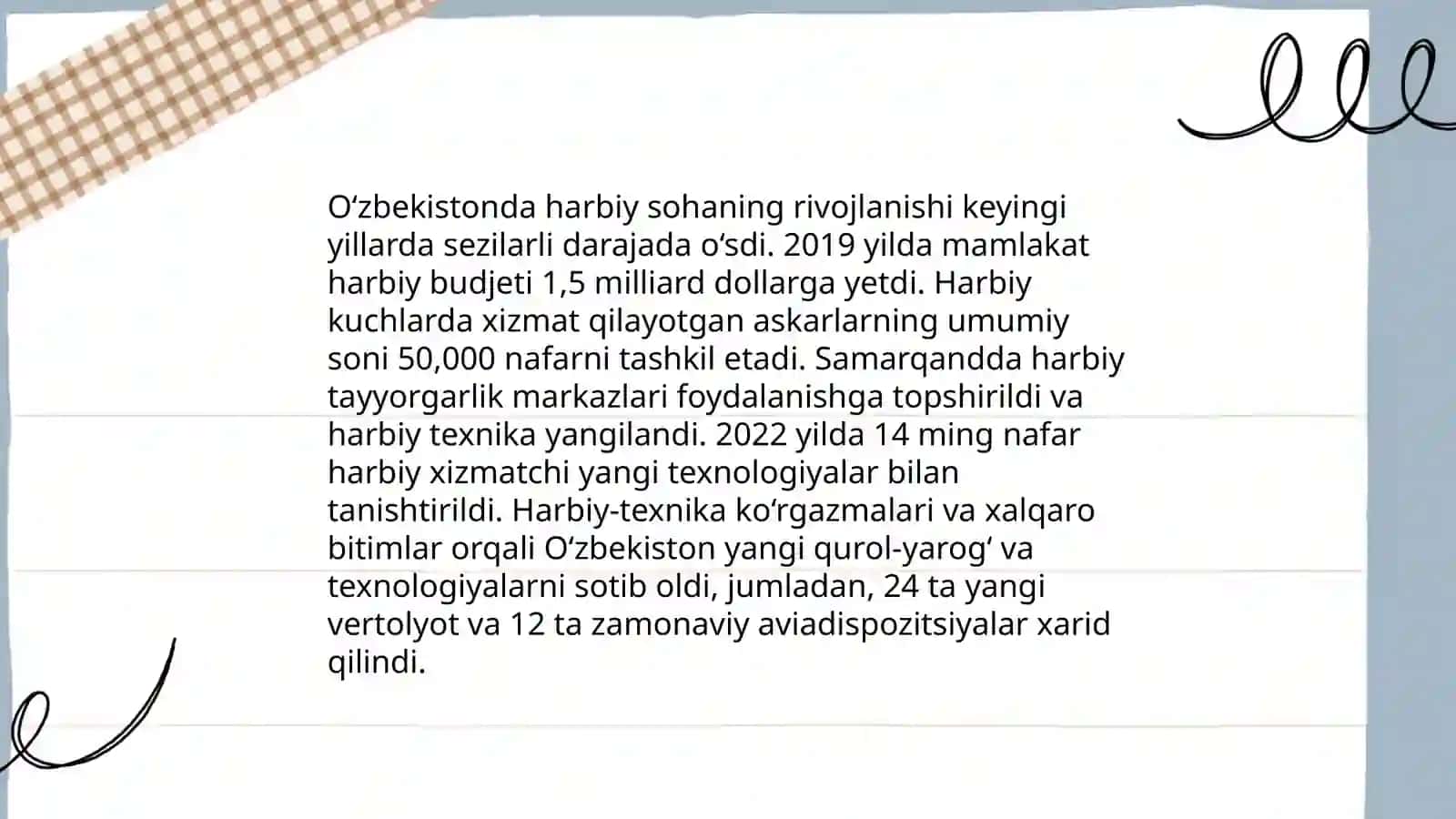 O‘zbekistonda harbiy soha 3