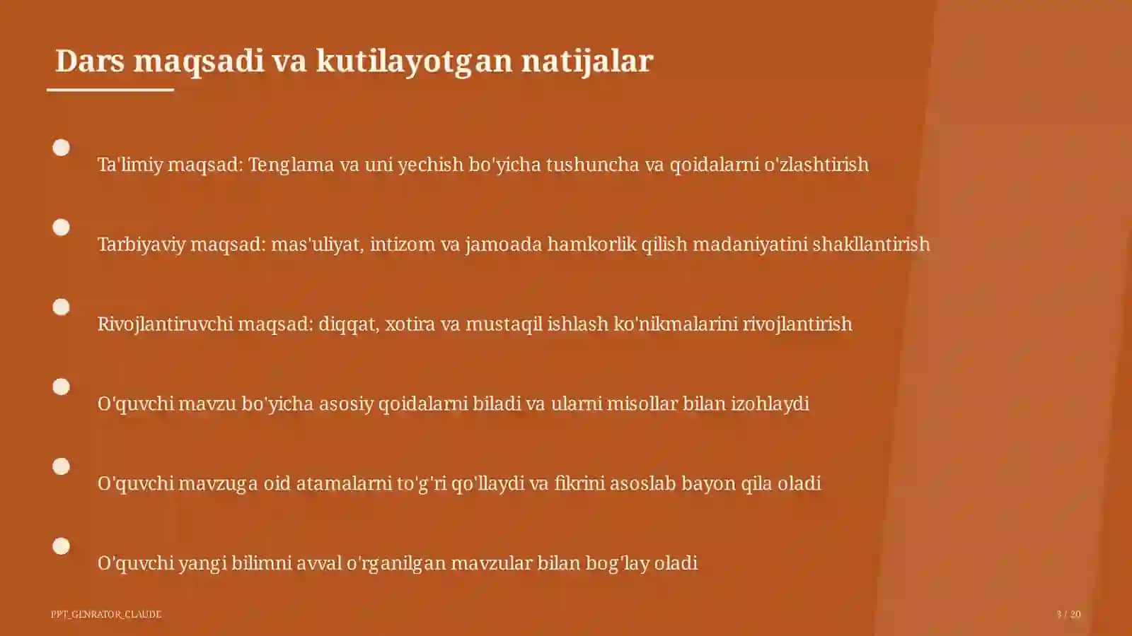 Tenglama va uni yechish (5-sinf) 3