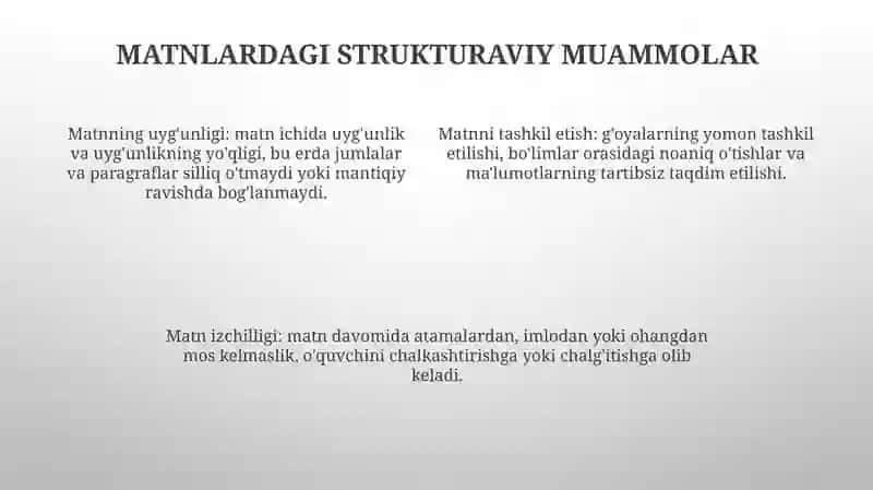 Matnli Masalalar 3