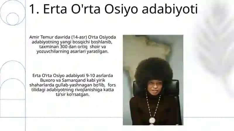 Erta O'rta Osiyo adabiyoti 3