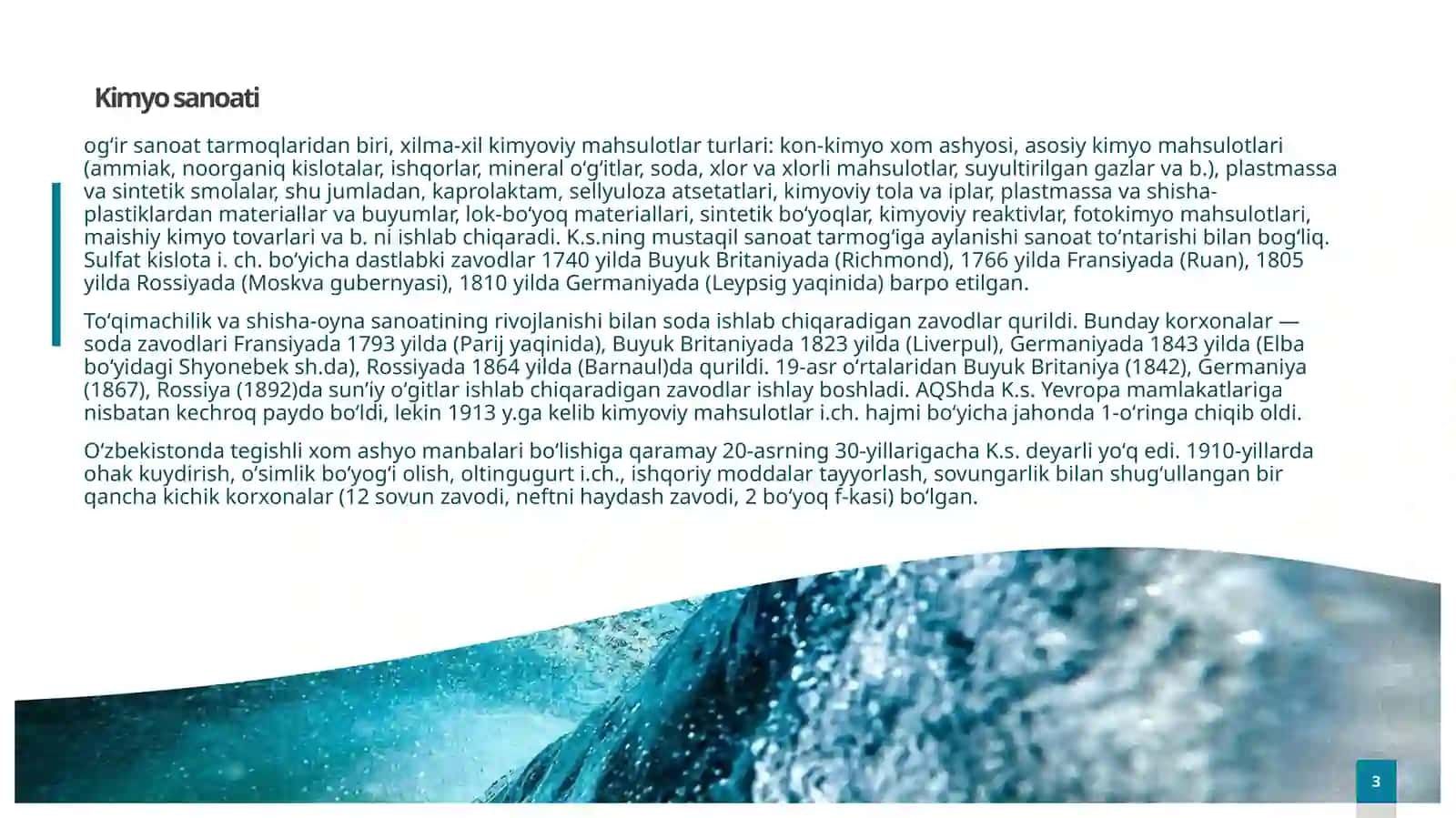 Kimyo  texnalogiyasi 3