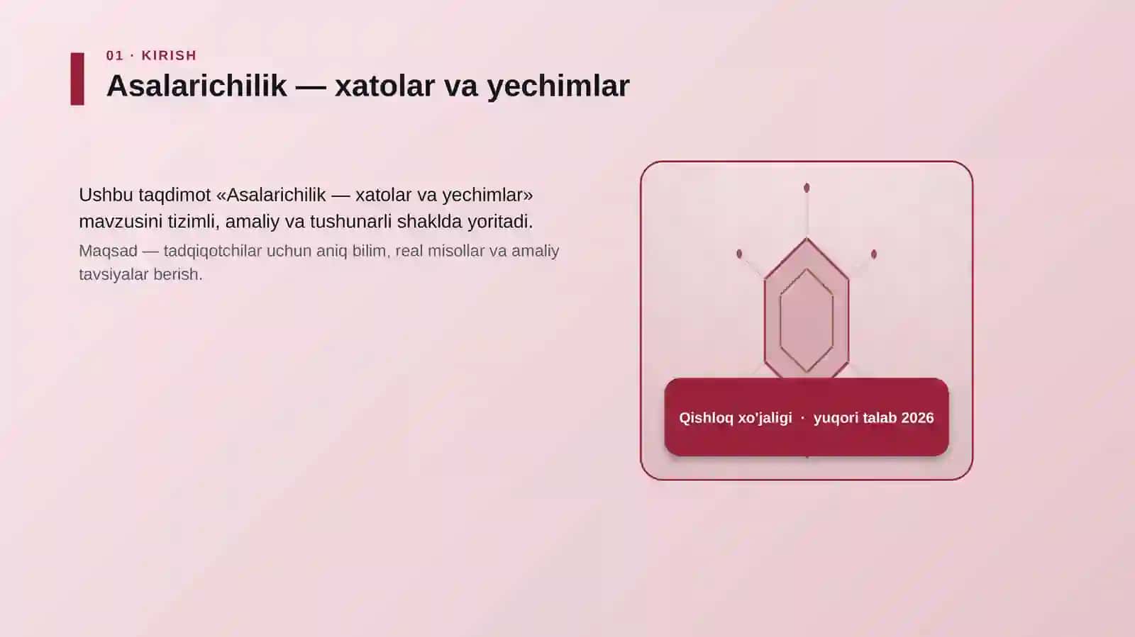 Asalarichilik — xatolar va yechimlar 3