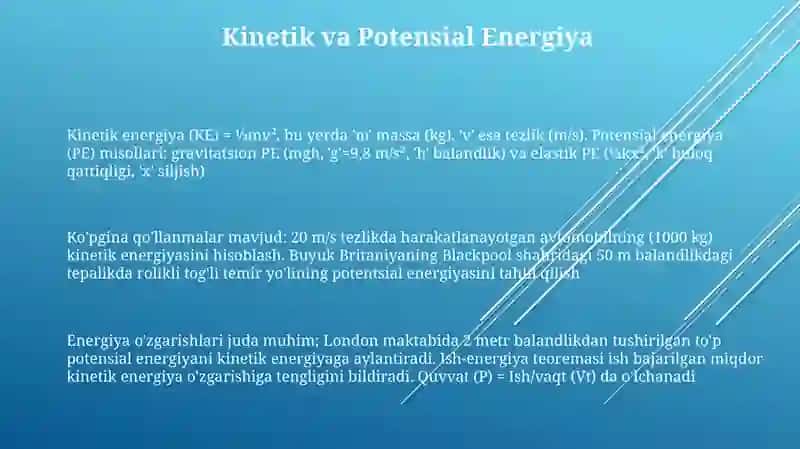 Energiya va ish 3