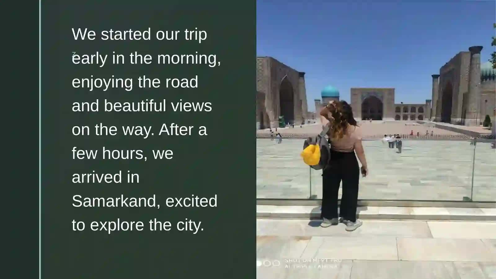 My travel to SAMARKAND 3