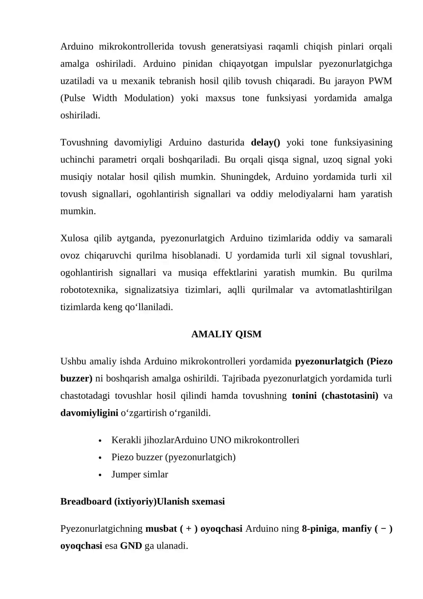 Pezonurlatgich. Pezonurlatgichni boshqarish:tonni o‘zgartirish, davomiyligini o‘zgartirish 3