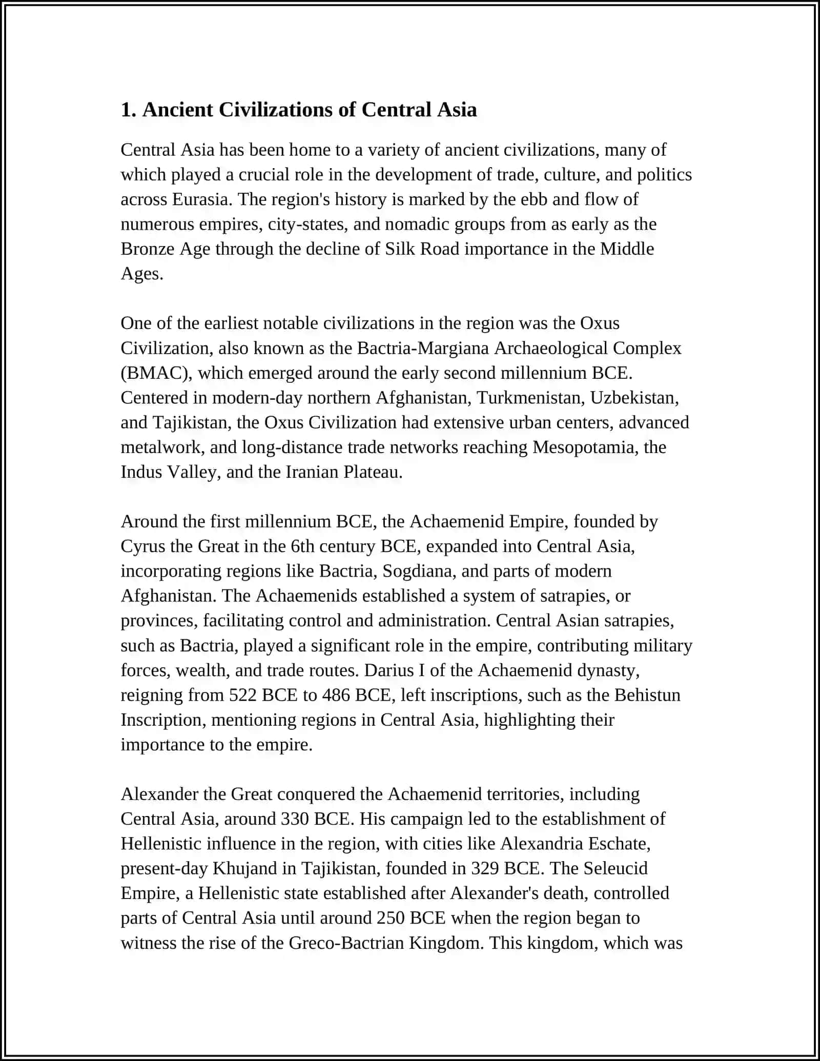Theme: HISTORY OF UZBEKISTAN 3