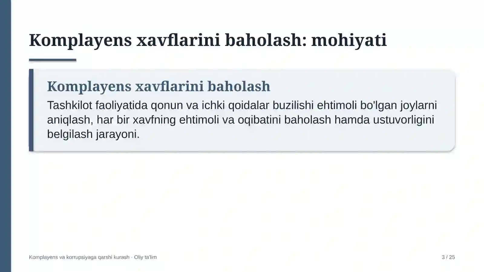 Biosfera rezervatlarida komplayens xavflarini baholash 3