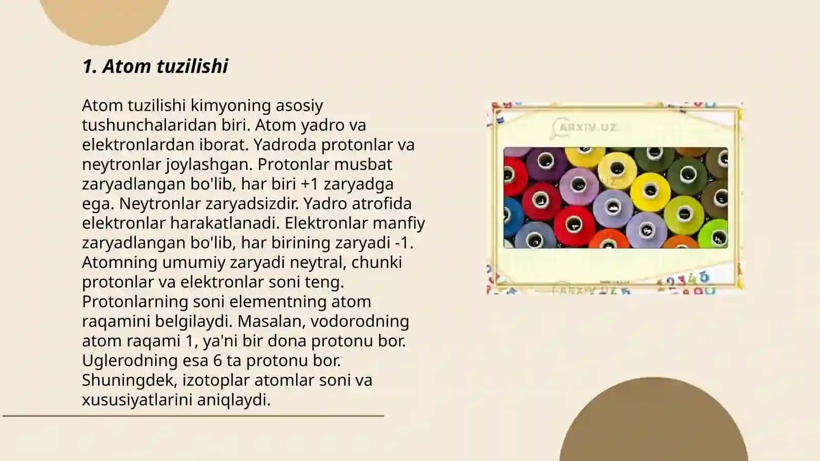 Atom tuzilishi 3