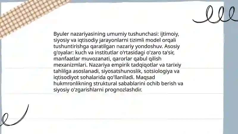 Byuler nazariyasi 3