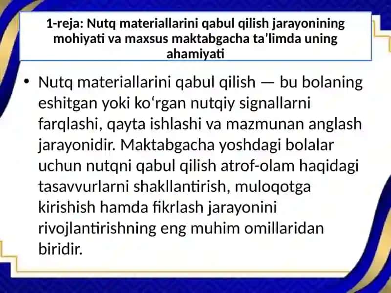 Nutq materiallarini qabul qilish jarayoni 3