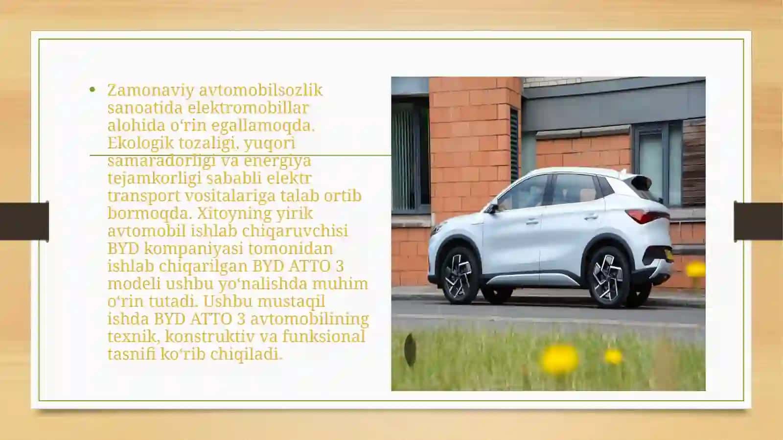 Elektromobillar tasnifi 3