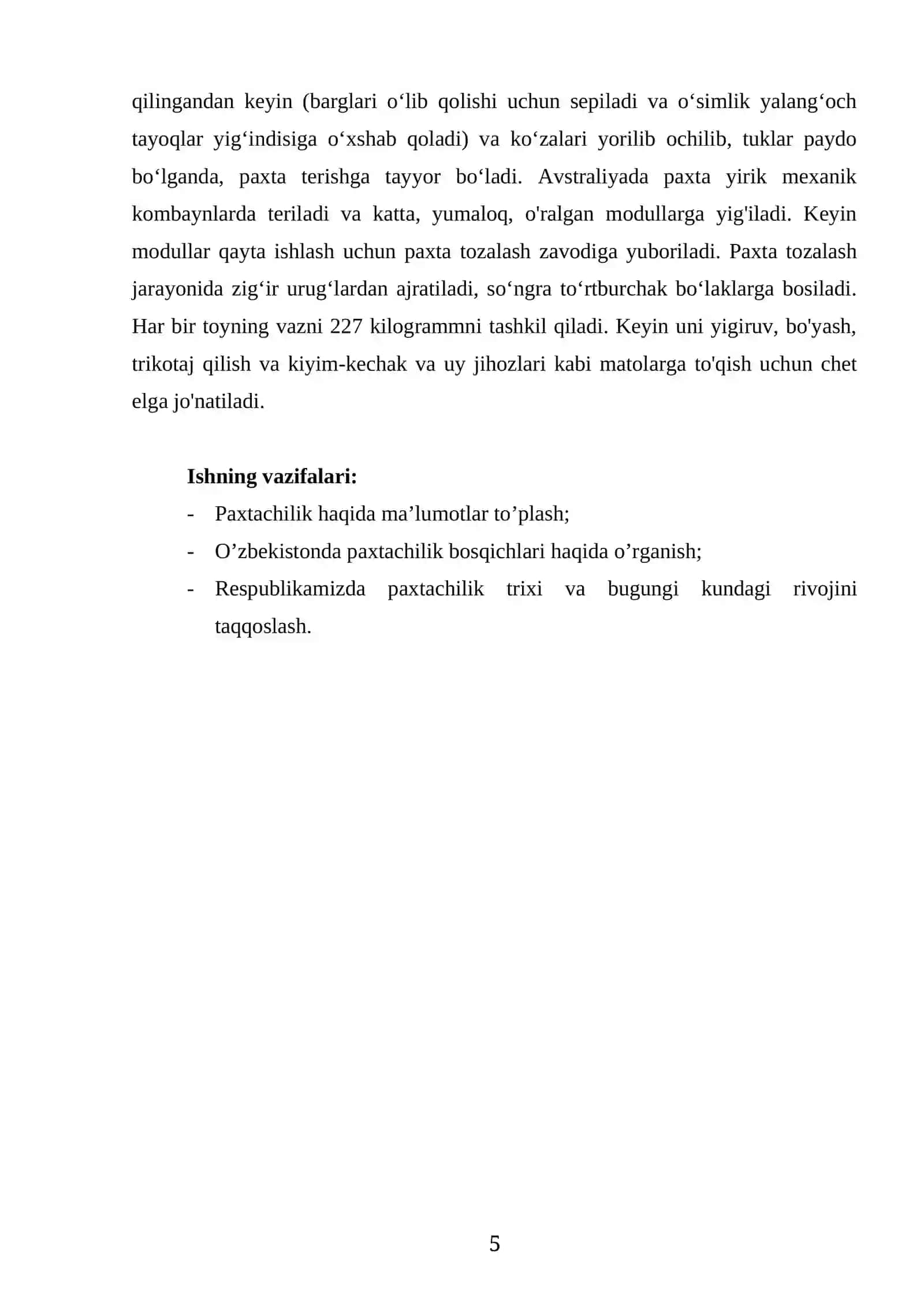 Paxta (Cotton) 3