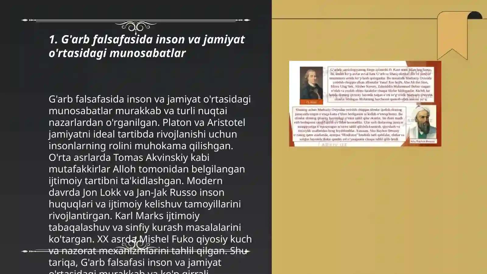 G'arb va Sharq falsafasidagi asosiy muommolar 3