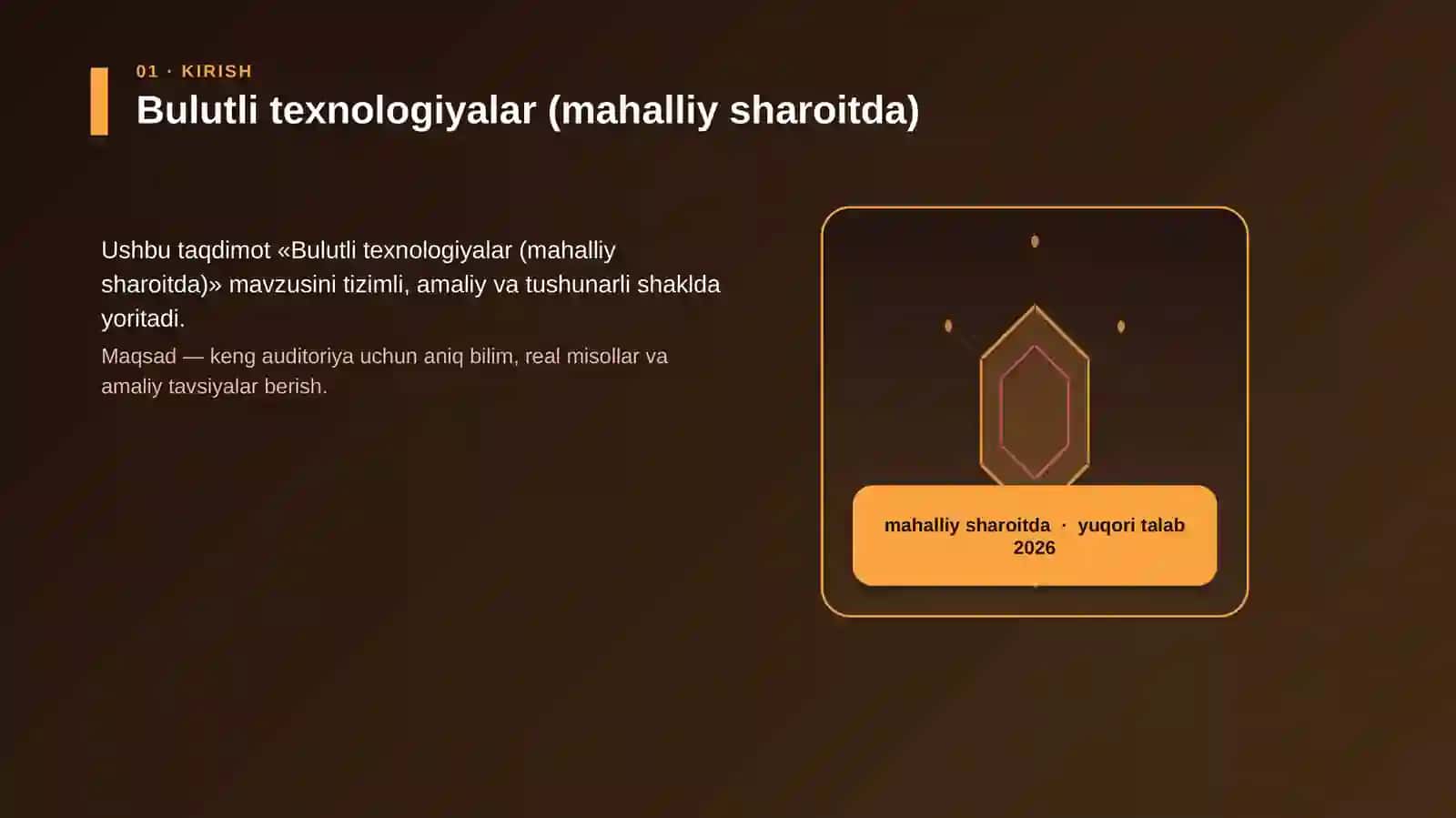 Bulutli texnologiyalar (mahalliy sharoitda) 3