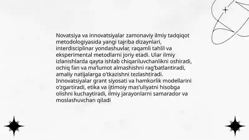 Novatsiya va Innovatsiyalar Haqida 3