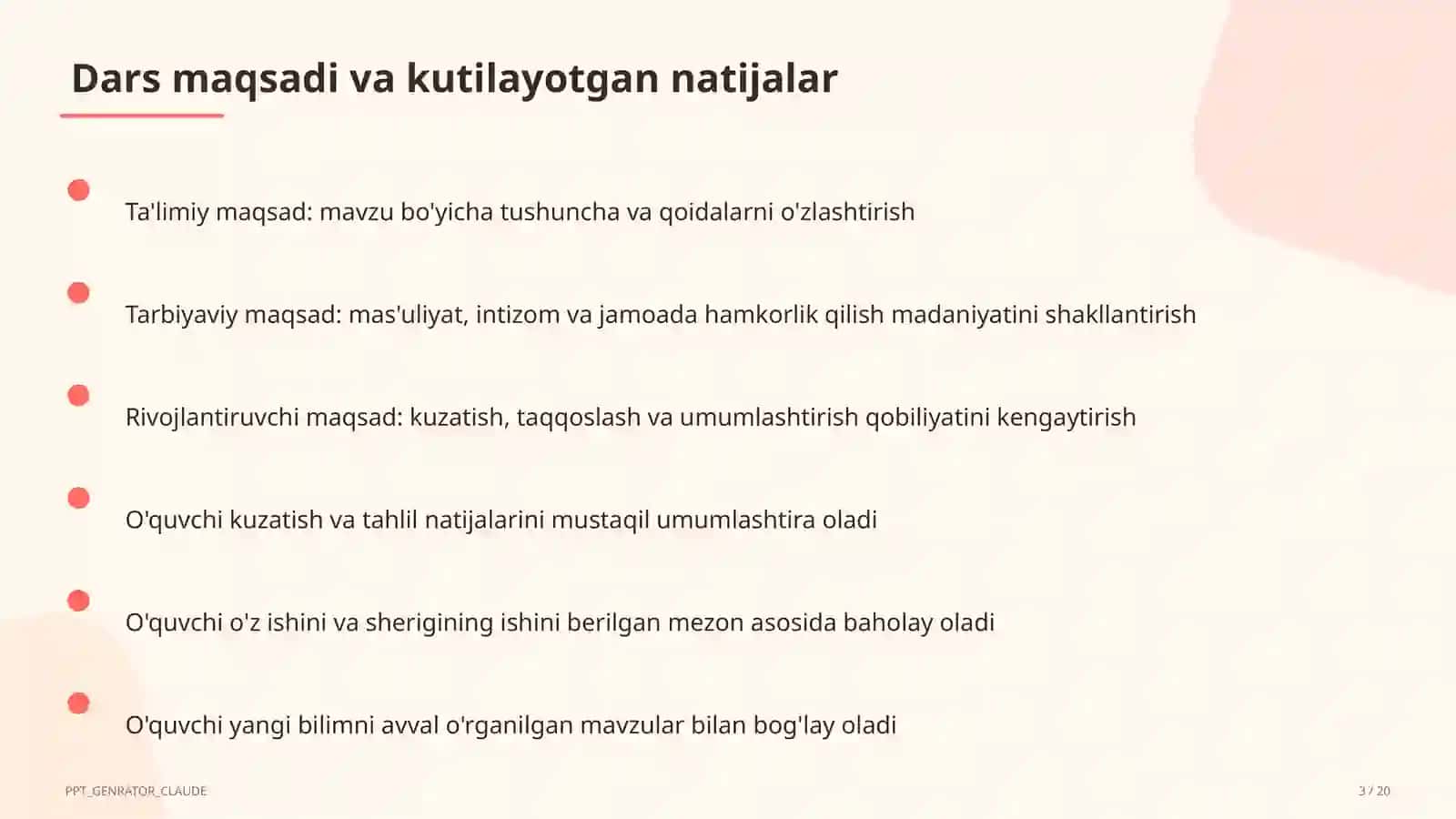 Interfaol metodlar: Klaster va Aqliy hujum 3