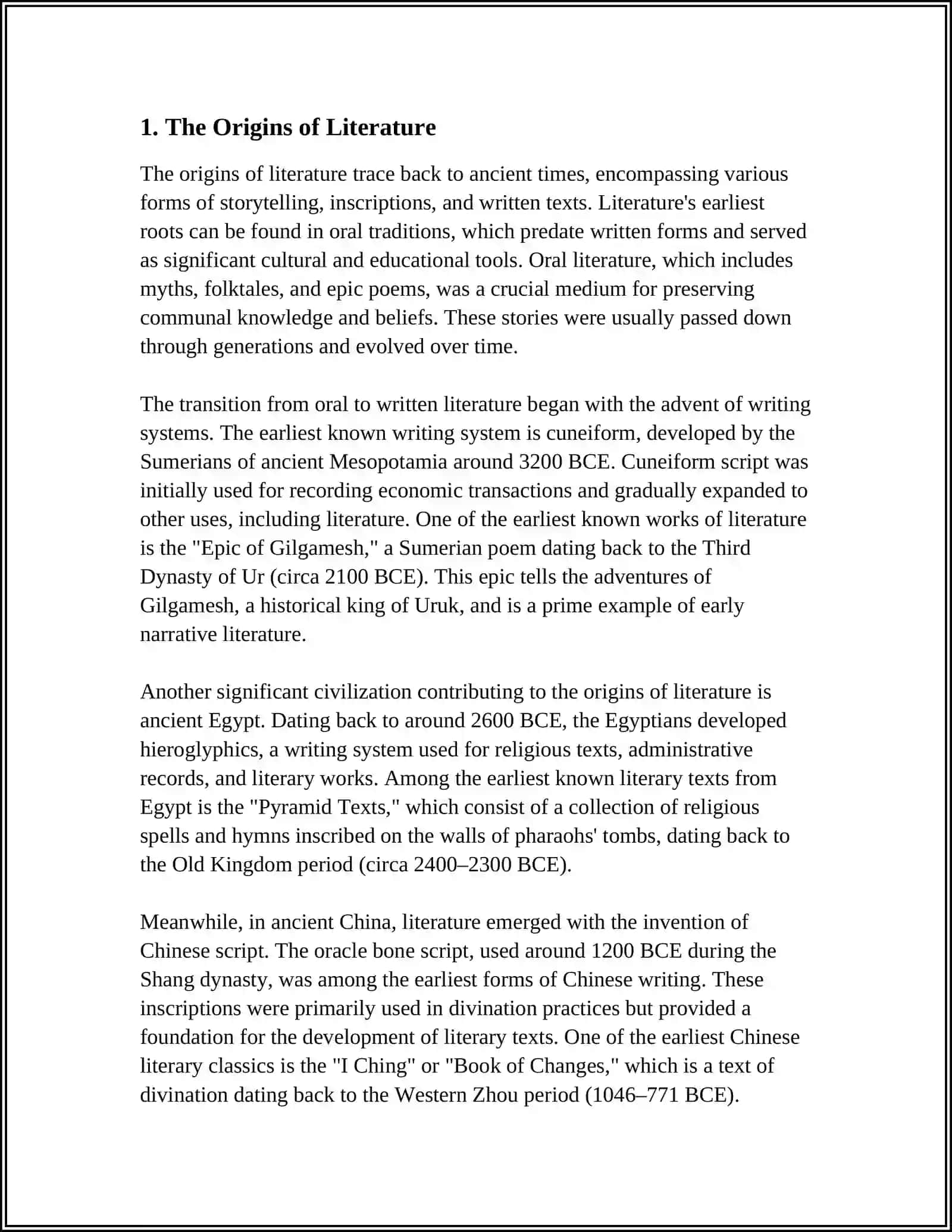 LITERARY HISTORY 3