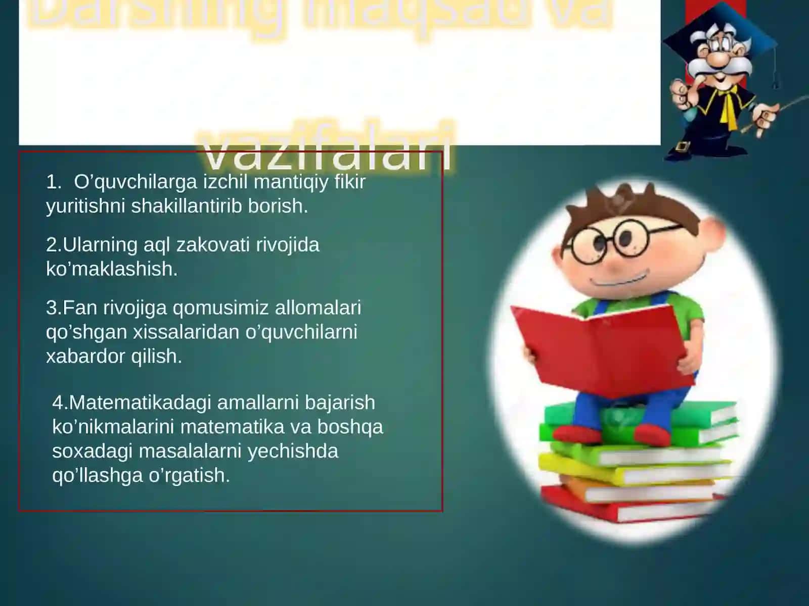 Sonlarni taqqoslash. Miqdorlarning o’zgarishi. 6-sinf matematika fanidan dars ishlanma. 3