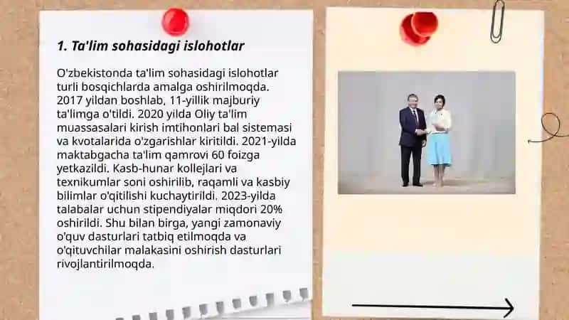 Ta'lim sohasidagi islohotlar 3