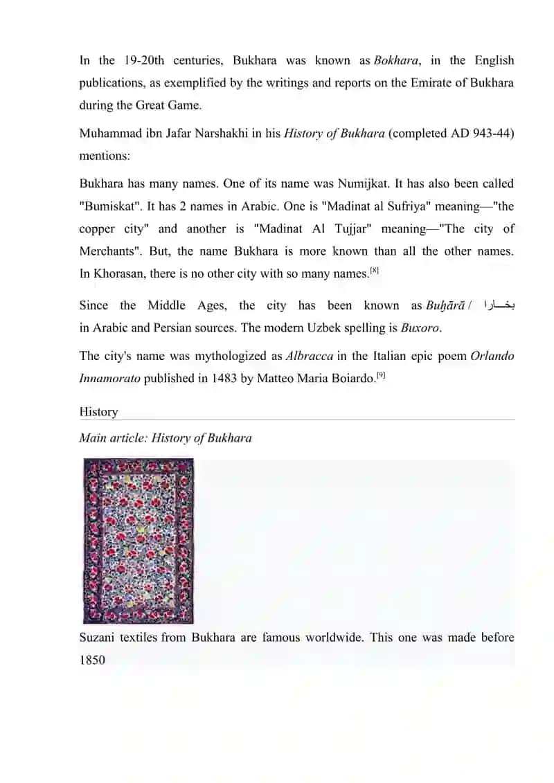 BUKHARA 3
