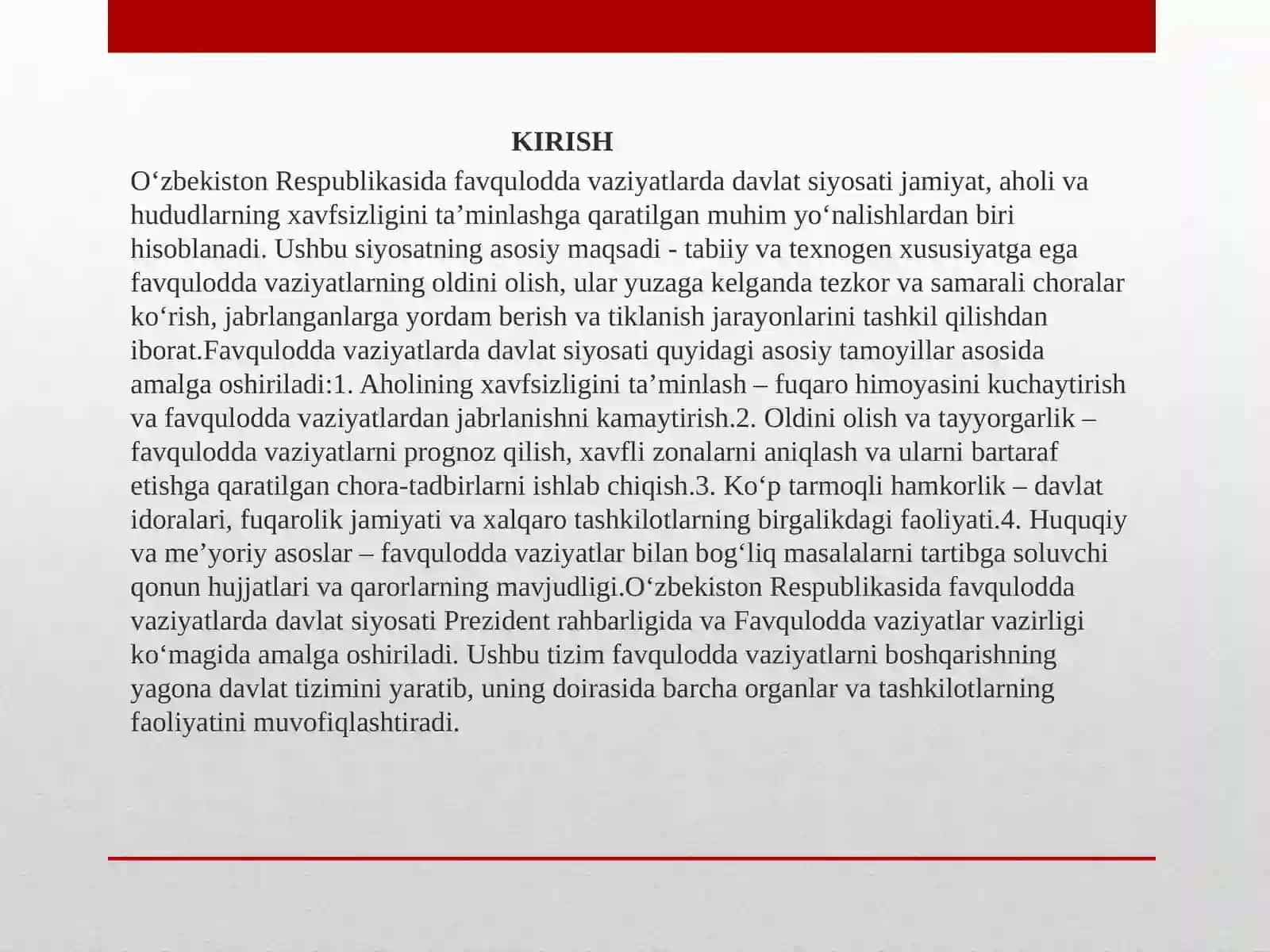 Favqulodda viyatlarda davlat siyosati 3