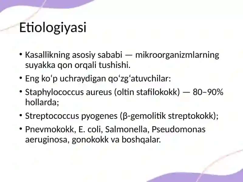 Gematogenli osteomiyelit 3