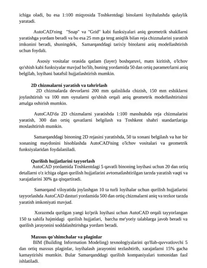 AutoCAD dasturi 3