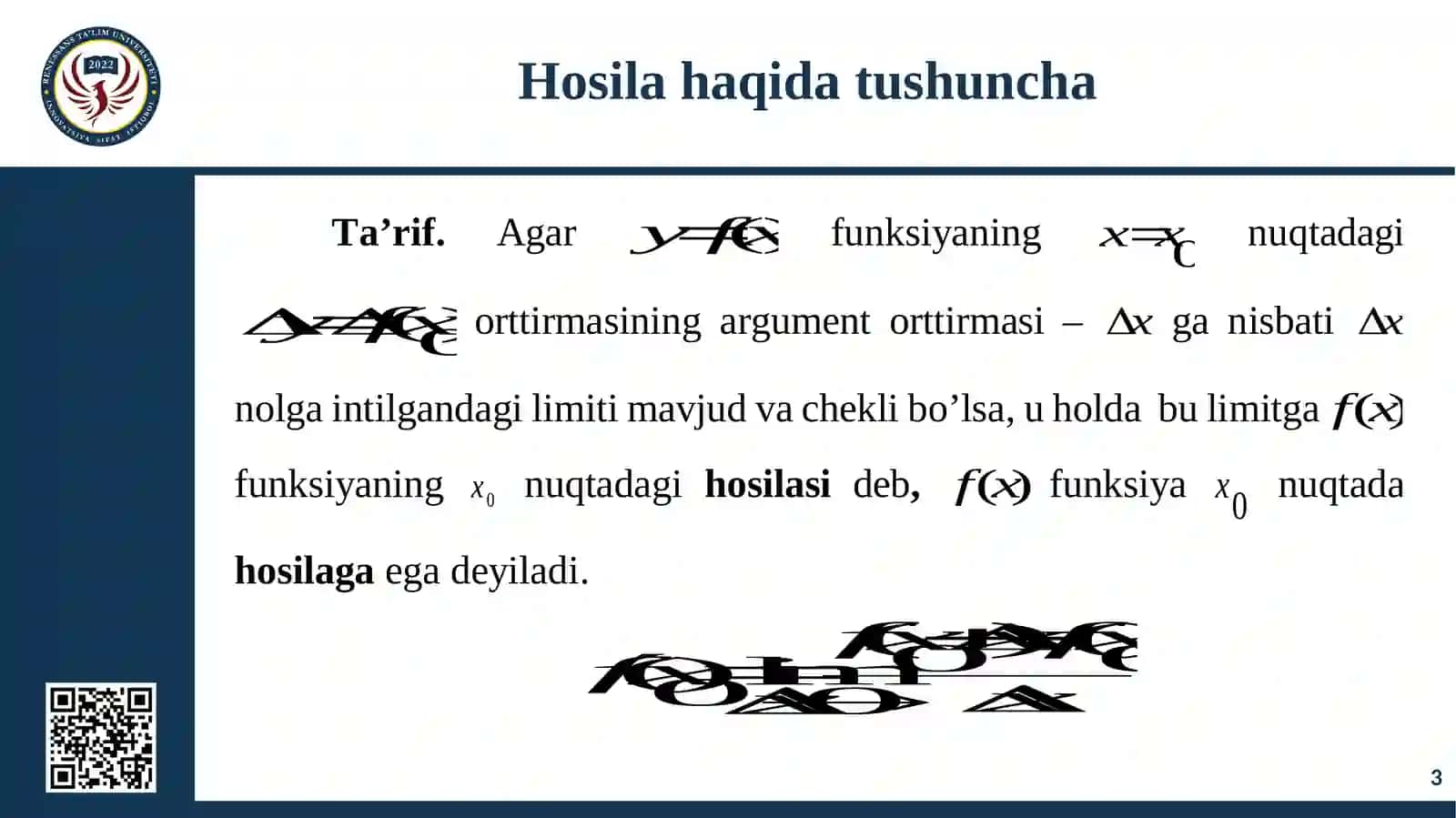 HISOB(CALCULUS) 3