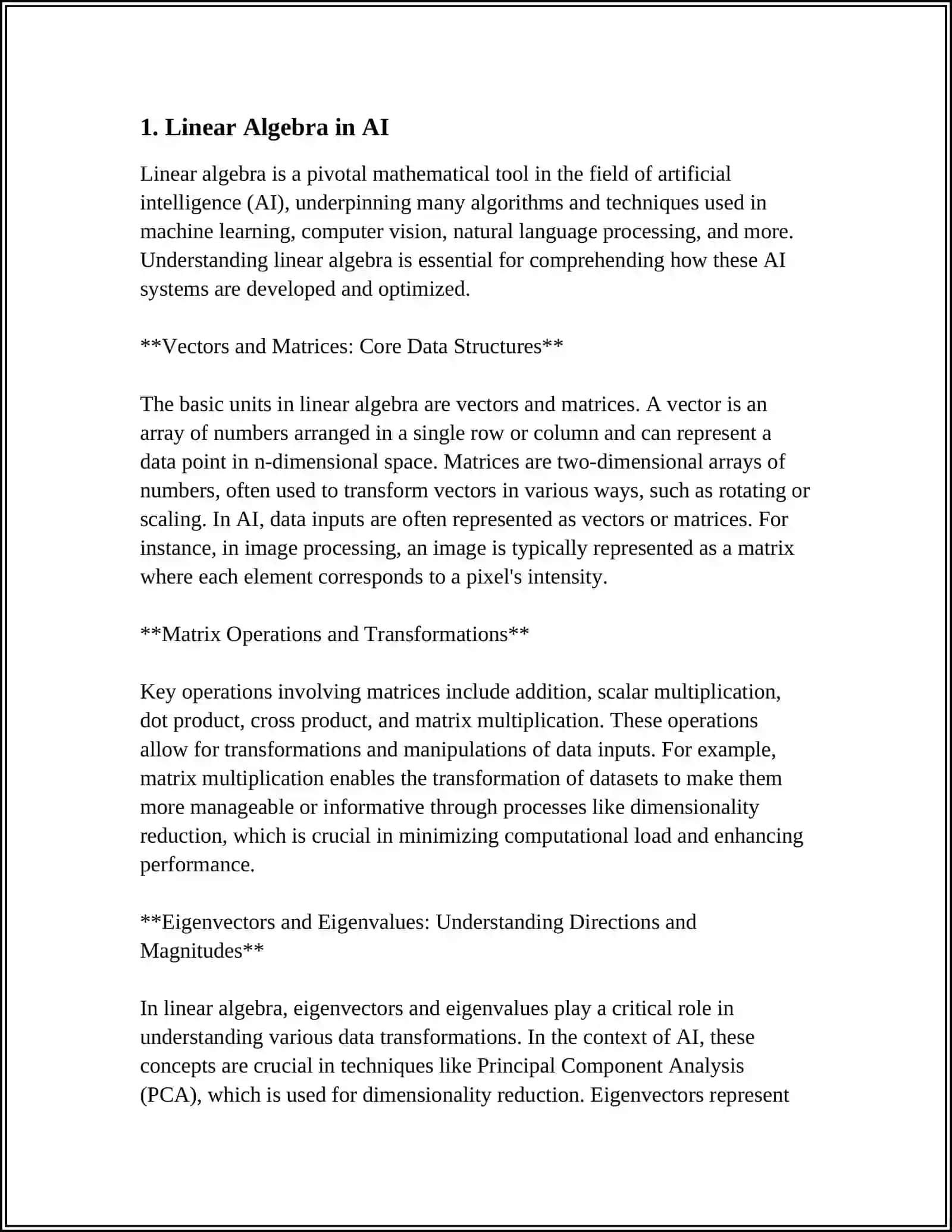 ARTIFICIAL INTELLIGENCE AND ITS MATHEMATICAL FOUNDATIONS 3