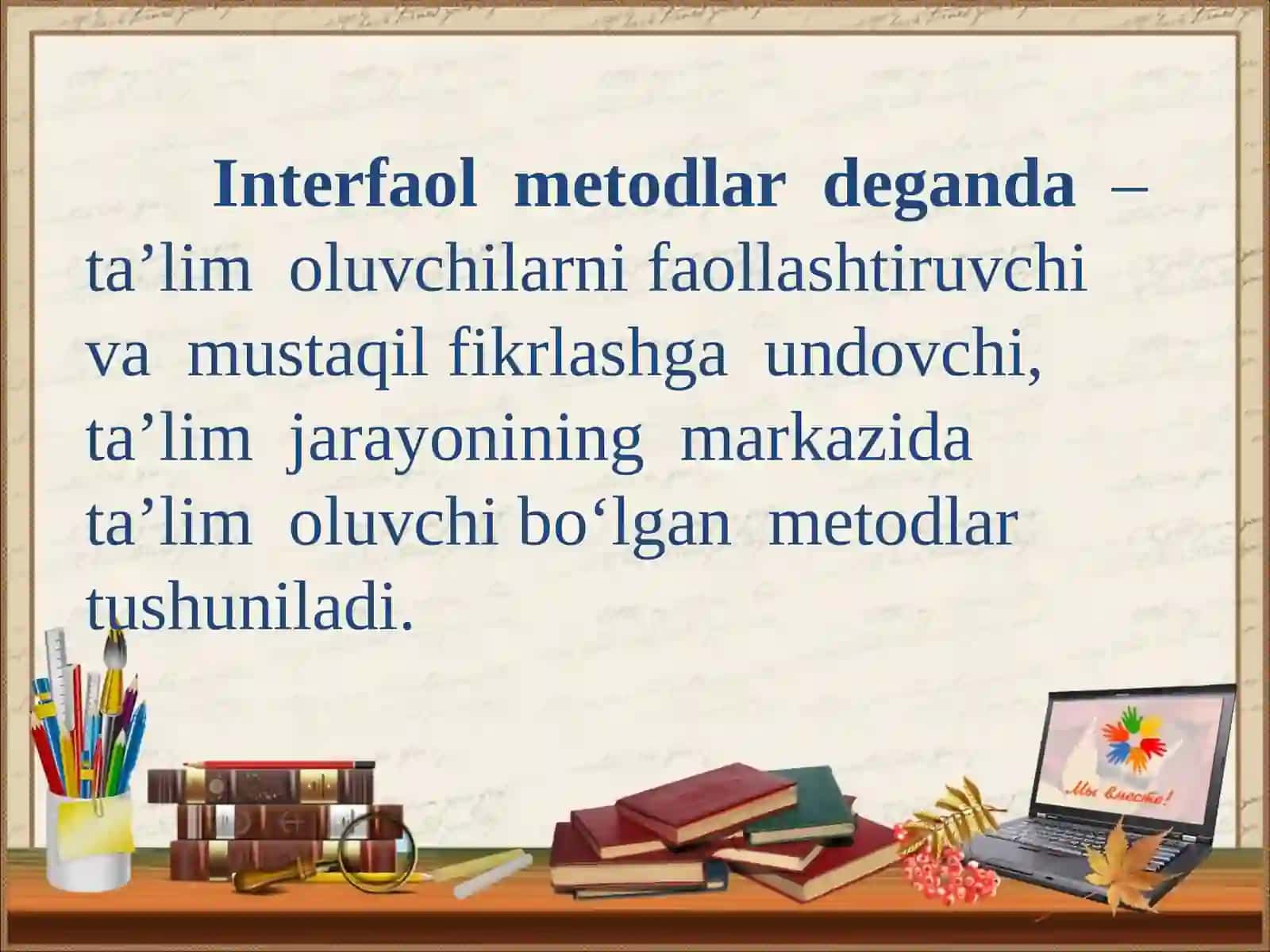 Mutaxassislikka kirish 3