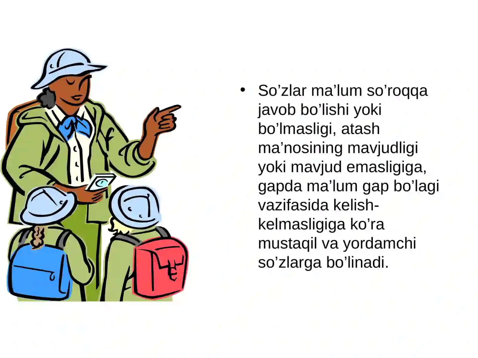 Yordamchi so’zlar 3
