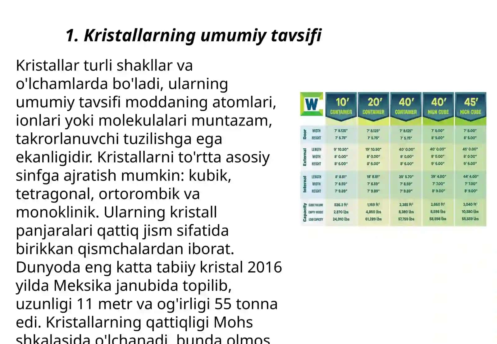 Kristallarning kategoriyalari va singoniyalari turlari 3