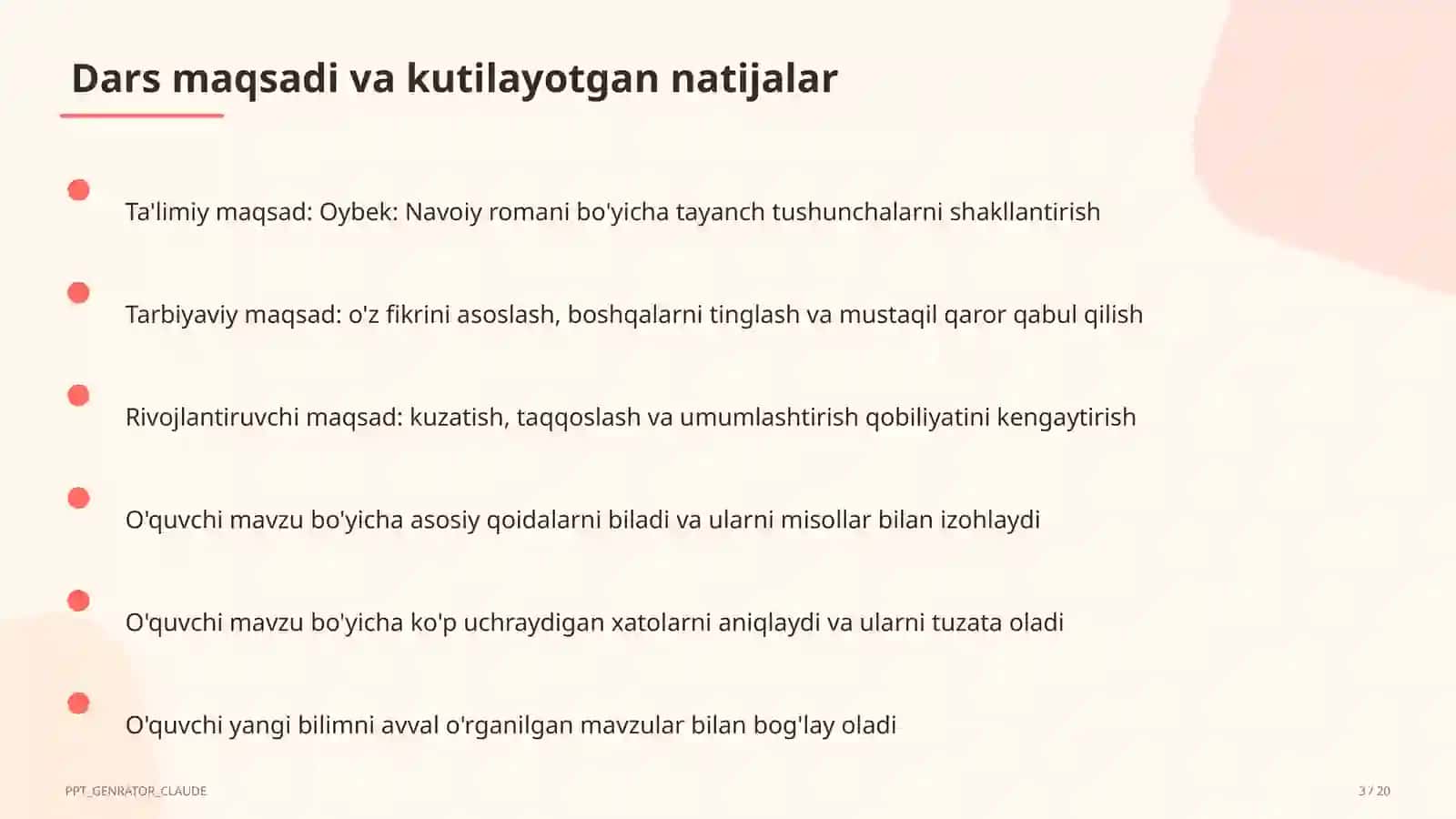 Oybek: Navoiy romani (10-sinf) 3
