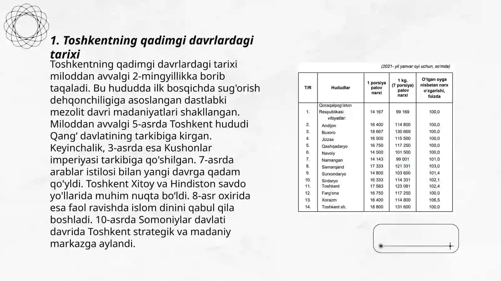 Toshkent shahri tarixi va rivojlanish xususiyatlari 3