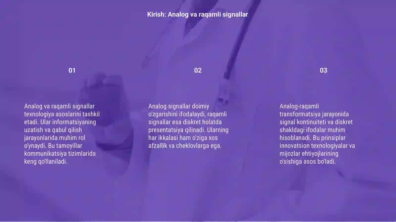 Analog-raqamli transformatsiyaning asosiy tamoyillari 3