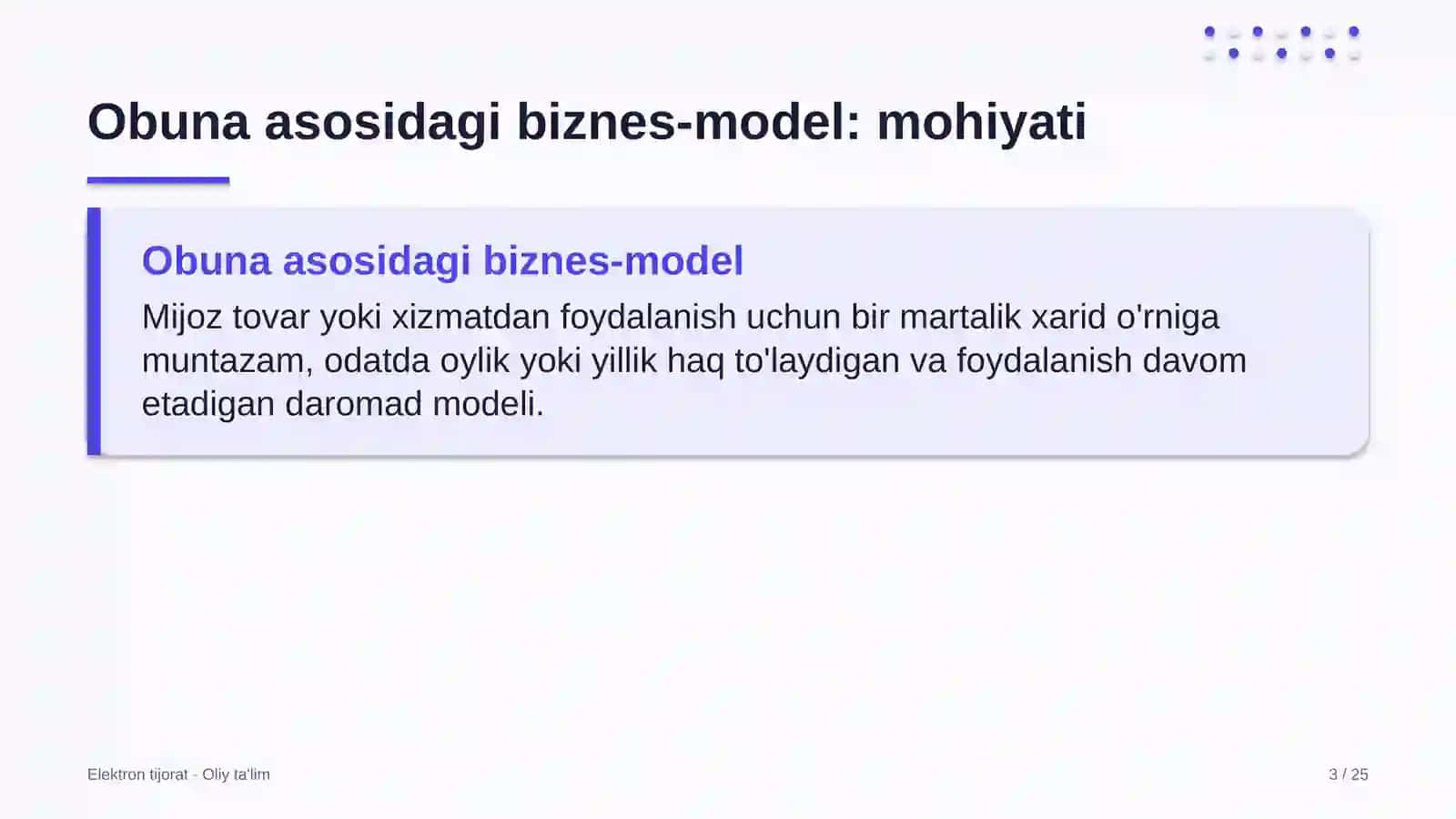 prodyuserlik markazlarida obuna asosidagi biznes model 1806 3