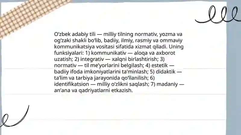 Oʻzbek tilining adabiy meʼyorlari 3