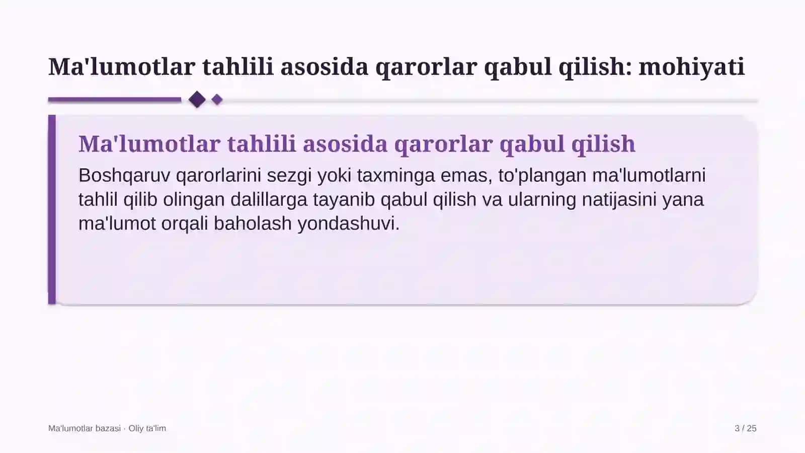avtomaktablarda ma'lumotlar tahlili asosida qarorlar qabul qilish 3643 3