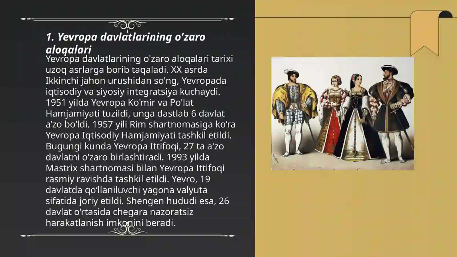 Yevropa davlatlarining o'zaro aloqalari 3