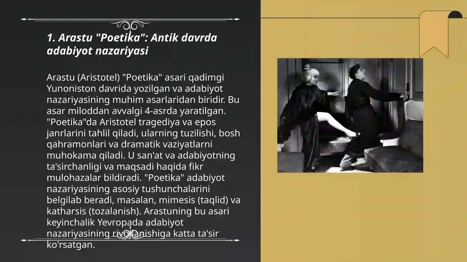 Arastu "Poetika" 3