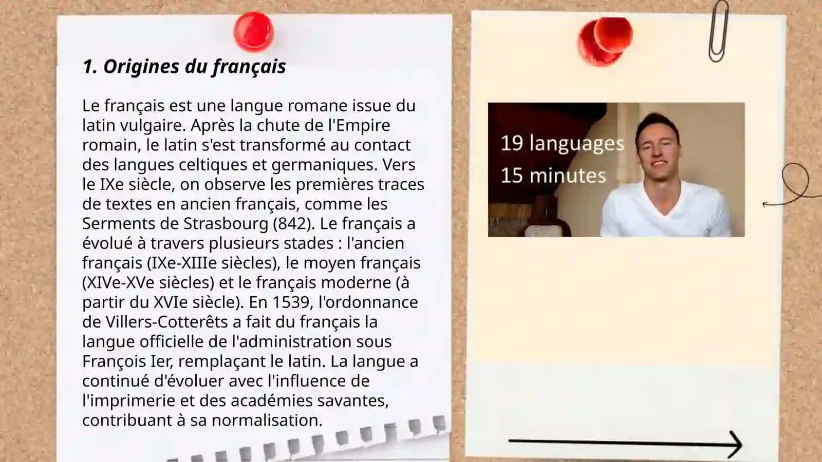 La formation de la langue française 3