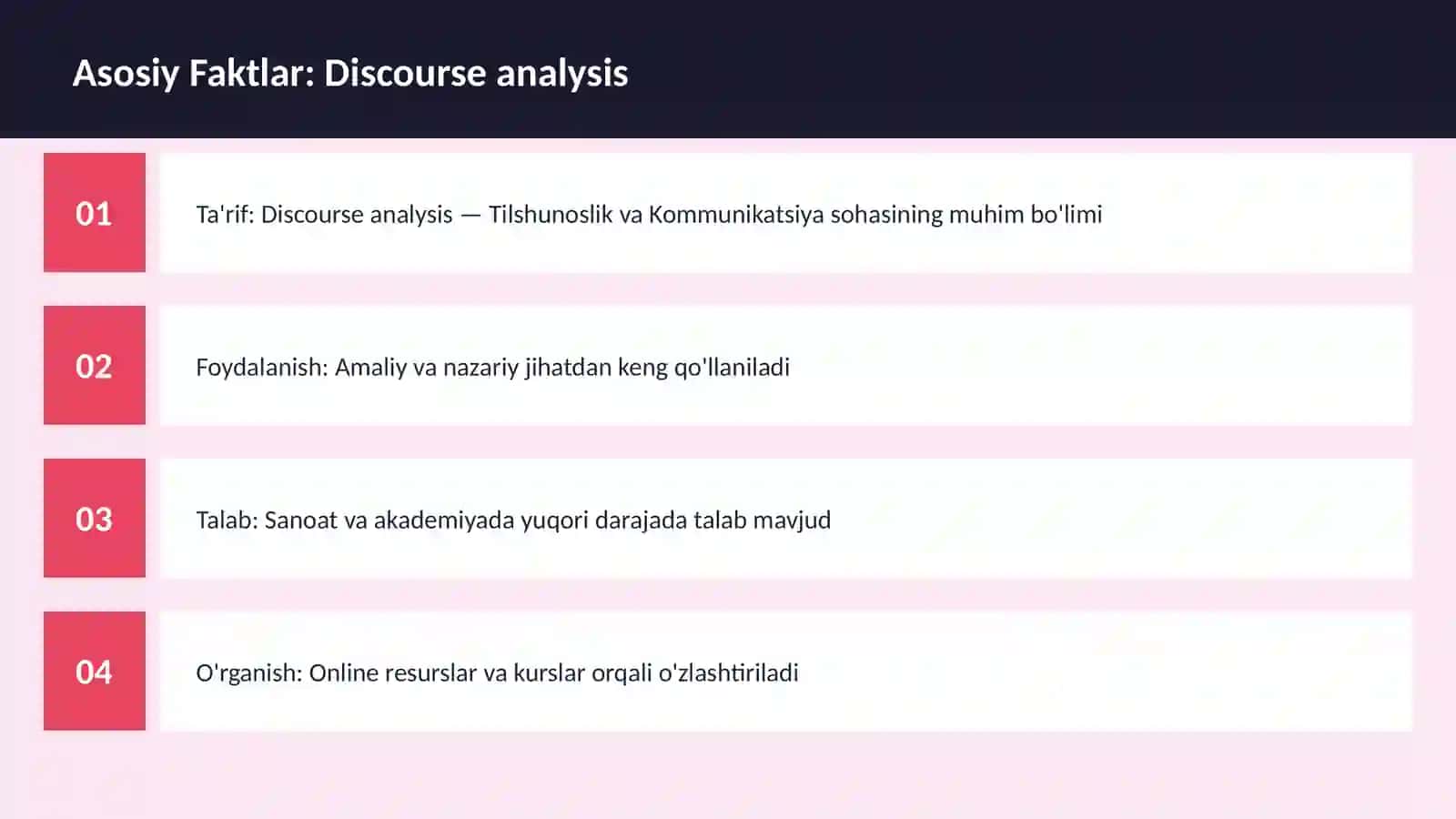Discourse analysis 3
