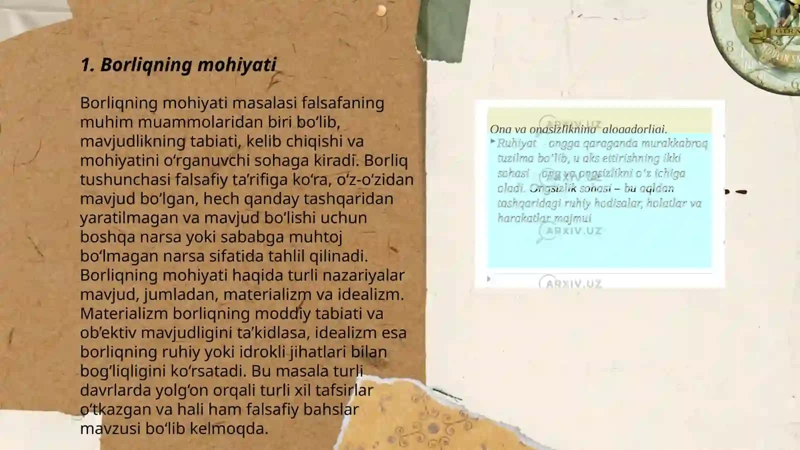 Borliq Falsafasi 3