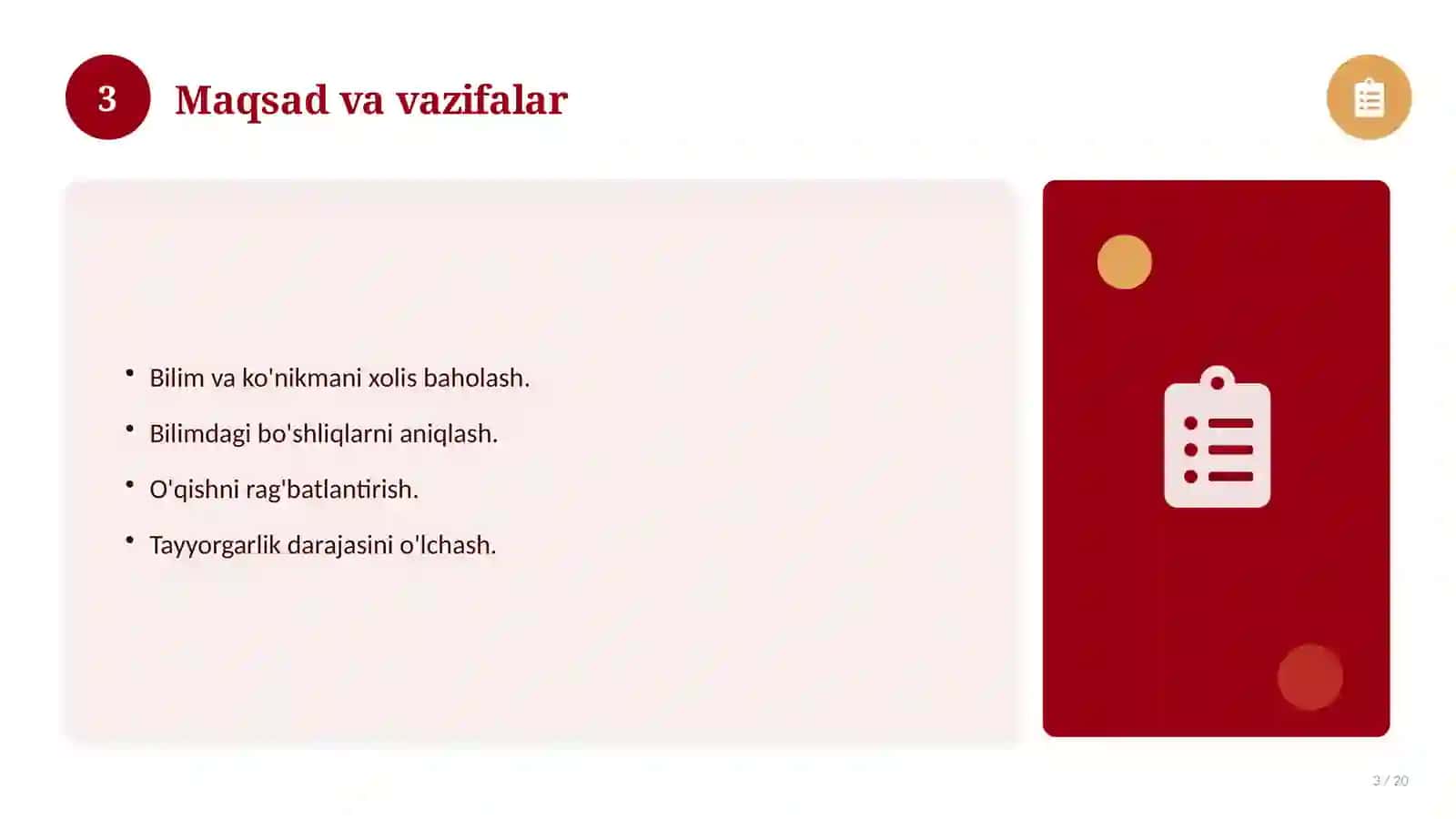 O'zbekiston tarixi fanidan 8-sinf: test savollari to'plami 3