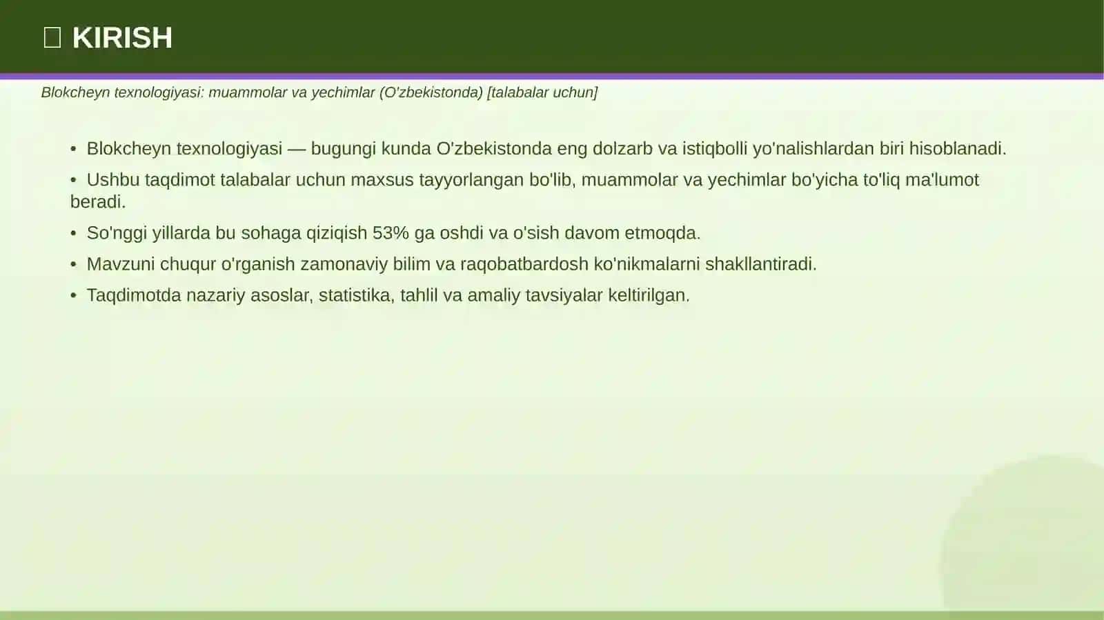 BLOKCHEYN TEXNOLOGIYASI 3