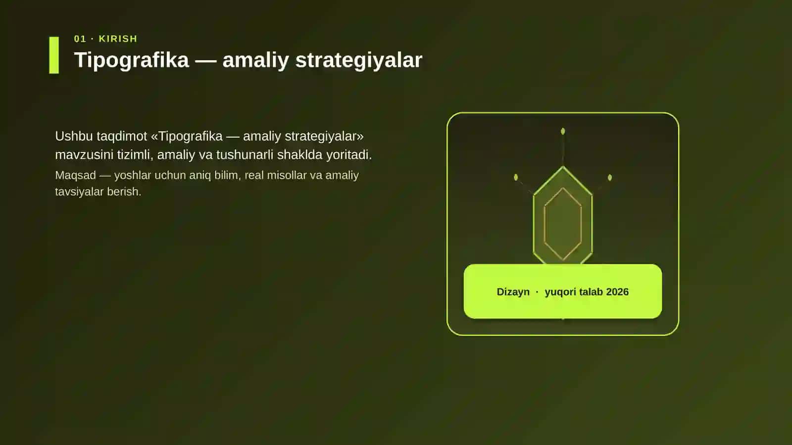 Tipografika — amaliy strategiyalar 3