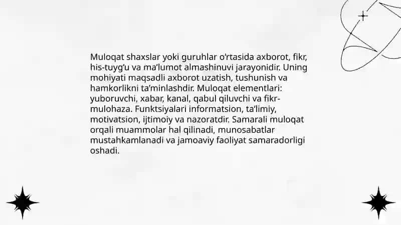 Muloqat haqida tushuncha 3